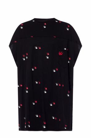 Swallow motif sleeveless dress, zdjęcie 1 Swallow motif sleeveless dress od McQ Alexander McQueen